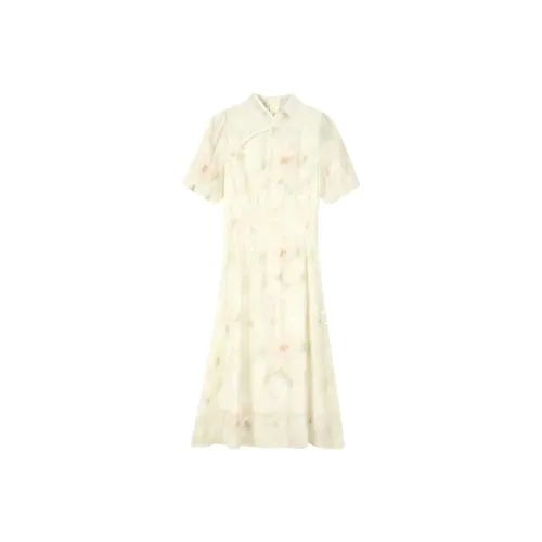 Local Gal Short Sleeved Dress Women's Light Green