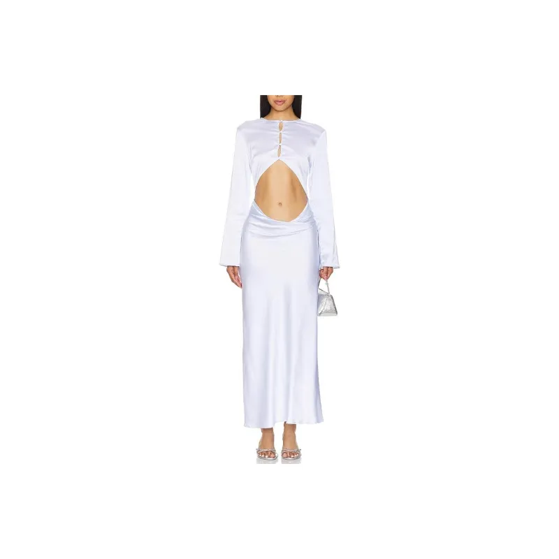 Lioness SS24 Long-Sleeved Dresses Women's Light Gray Blue-0