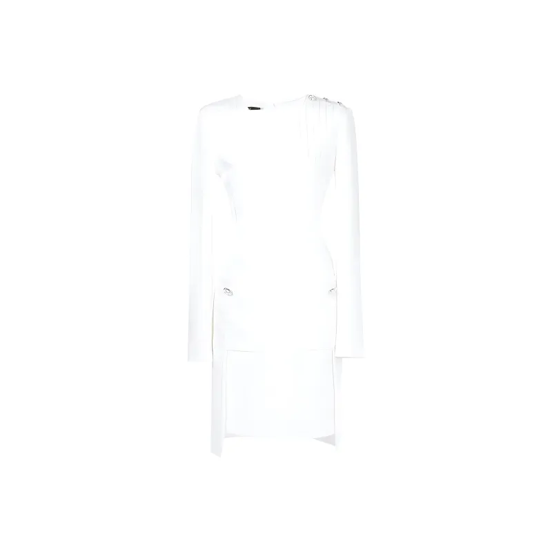 Duffy Fashion Long Sleeved Dresses Women's White-0