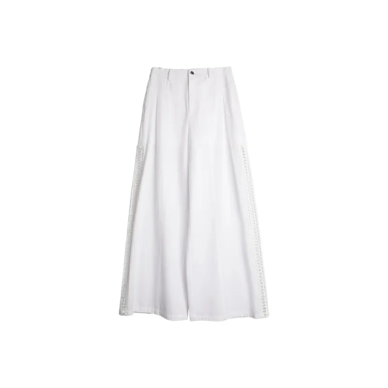 ELLE Casual Pants Women's White-0