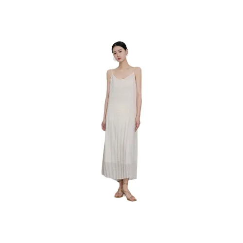 TFAT Slip Dresses Women's Beige Apricot