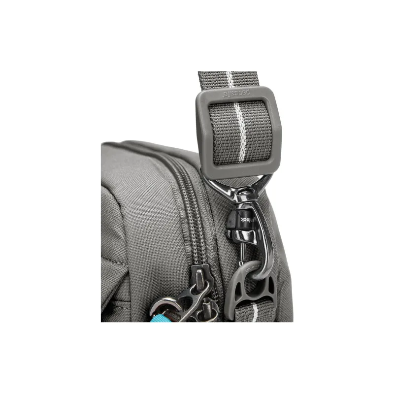PACSAFE Recycled Polyester Shoulder Bag Unisex Gray-9