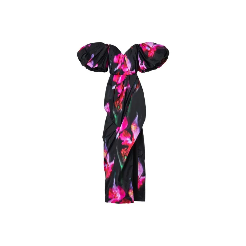 MARC JACOBS Future Floral print Strapless Gown-0