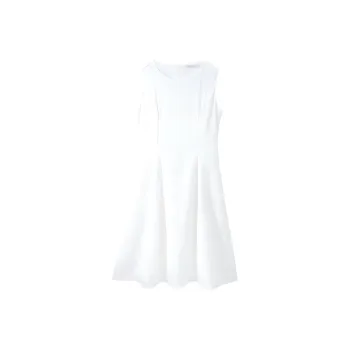 Romon Sleeveless Dresses Women's White