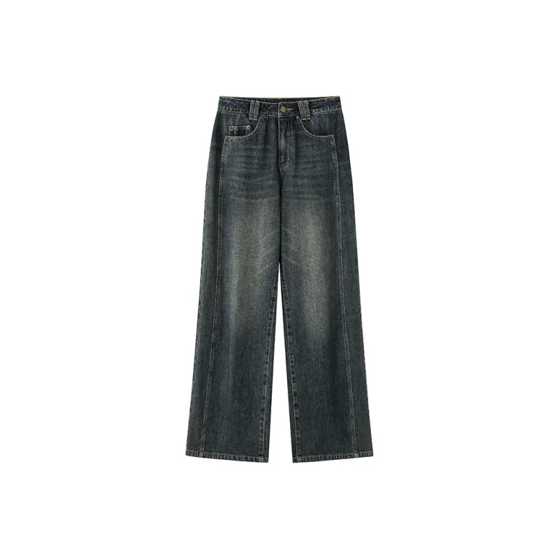 Luqingyi Jeans Women's Blue-0