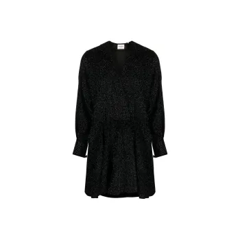 ISABEL MARANT ETOILE Long Sleeved V Neck Dress