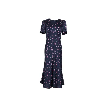ROEYSHOUSE Short Sleeved Dress Women's Multicolor