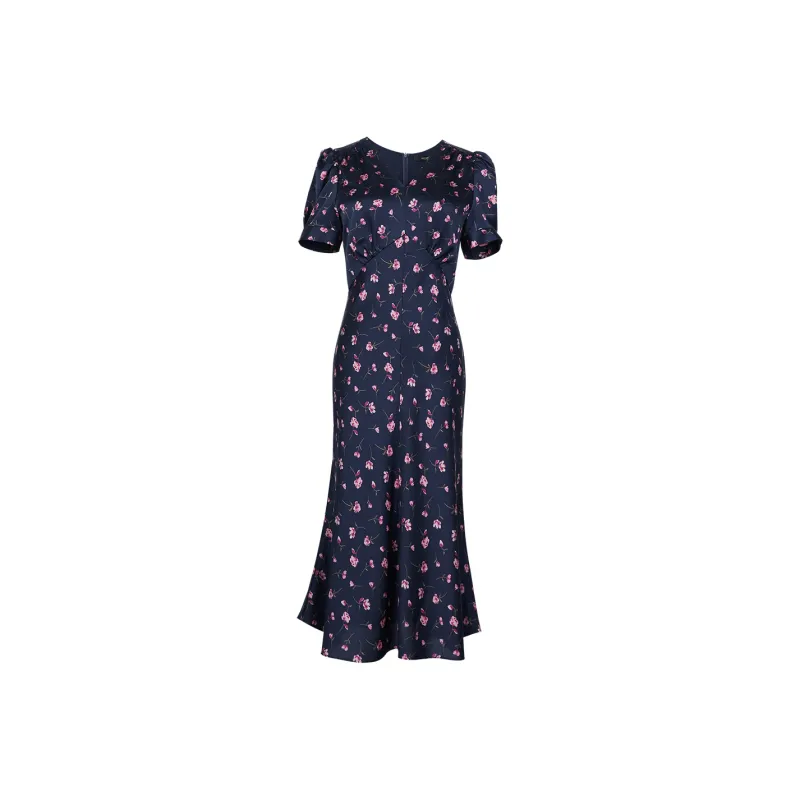ROEYSHOUSE Short Sleeved Dress Women's Multicolor-0