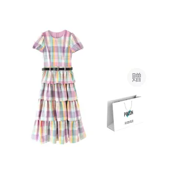 TURN UP Short-Sleeved Dresses Women's Rainbow