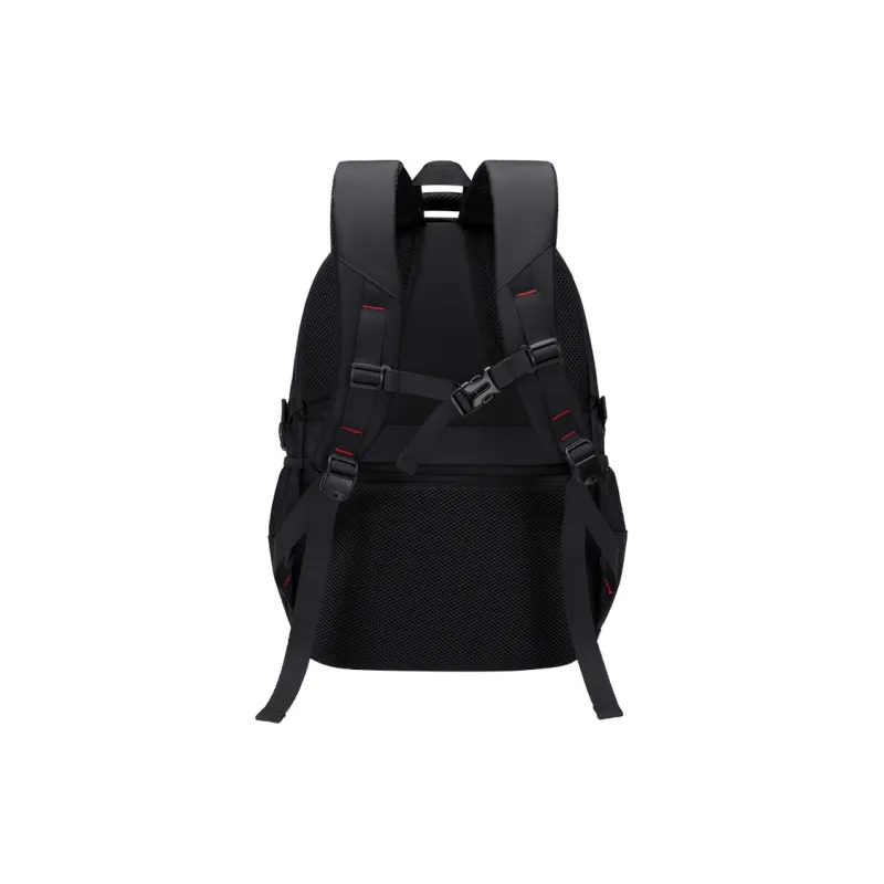 V.NINE Fabric Backpack Laptop Bag Backpack Regular Men's Classic Black-4