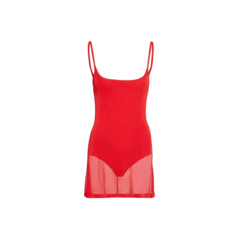 Jacquemus La Robe Maille Roupao Red-0