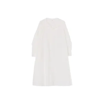 Yohji Yamamoto Long Sleeved Dresses Women's White