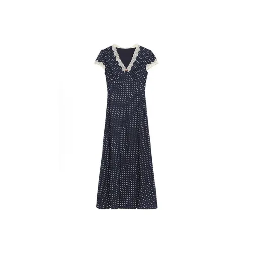 Qiuerle Short Sleeved Dress Women's