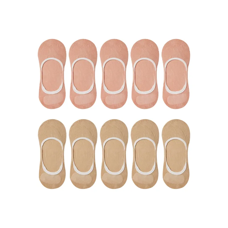 Cotton Gene No Show Socks Women's Combo Set-15