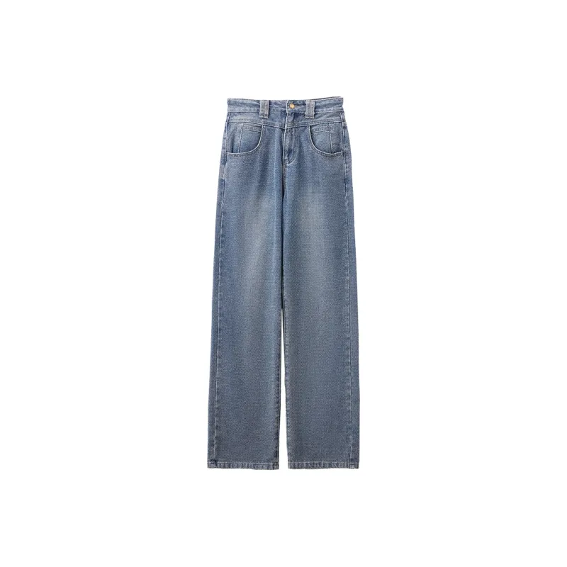 XIANGYING Jeans Women's Blue-0