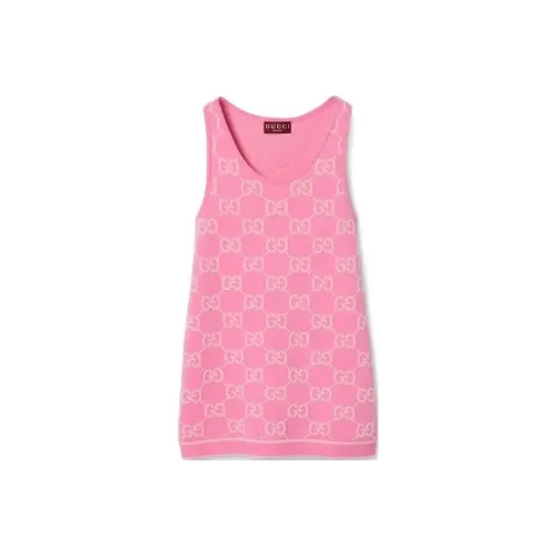 GUCCI FW24 Sleeveless Dress Women's Pink