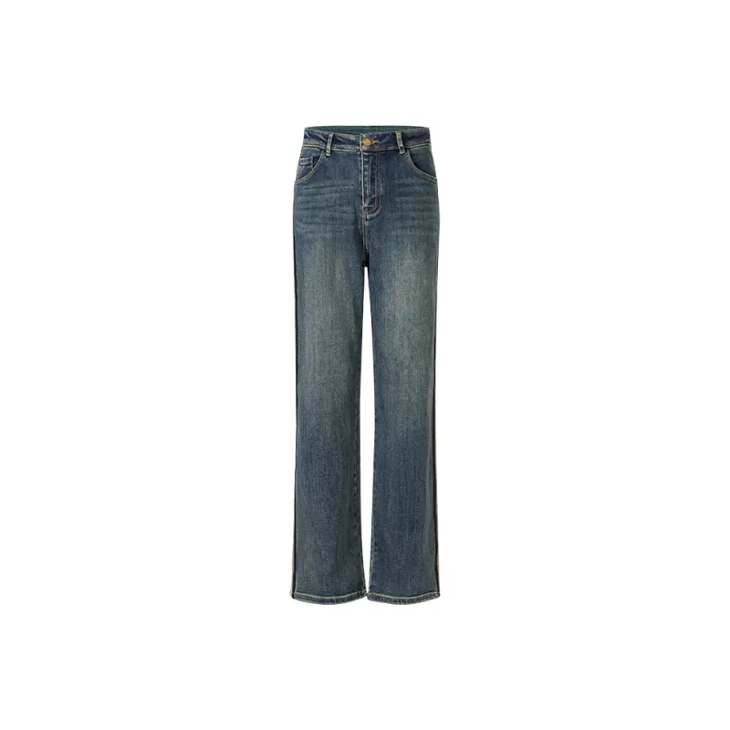 NAVIGARE Jeans Women's Dark Pearl Royal Blue-0