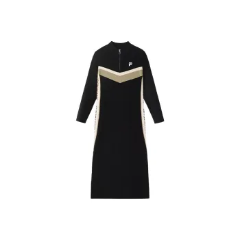 FILA FUSION Long Sleeved Dress Women's Jet Black