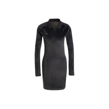 Adidas Free Shipping With AdiClub Tiro Cut 3-Stripes Stretchy Velour Dress
