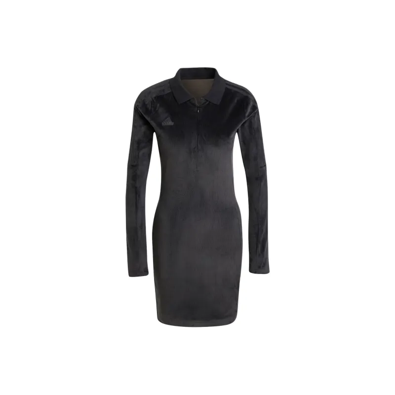 Adidas Free Shipping With AdiClub Tiro Cut 3-Stripes Stretchy Velour Dress-0