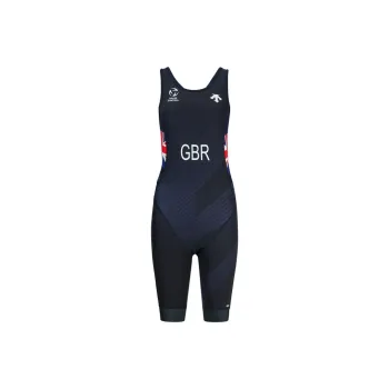 DESCENTE TRAINING Jumpsuit Women's Marine Blue