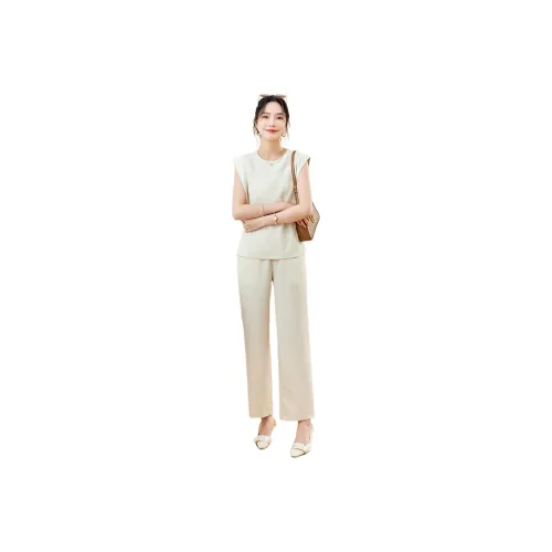 TERRE BLEUE Casual Suit Women's Beige