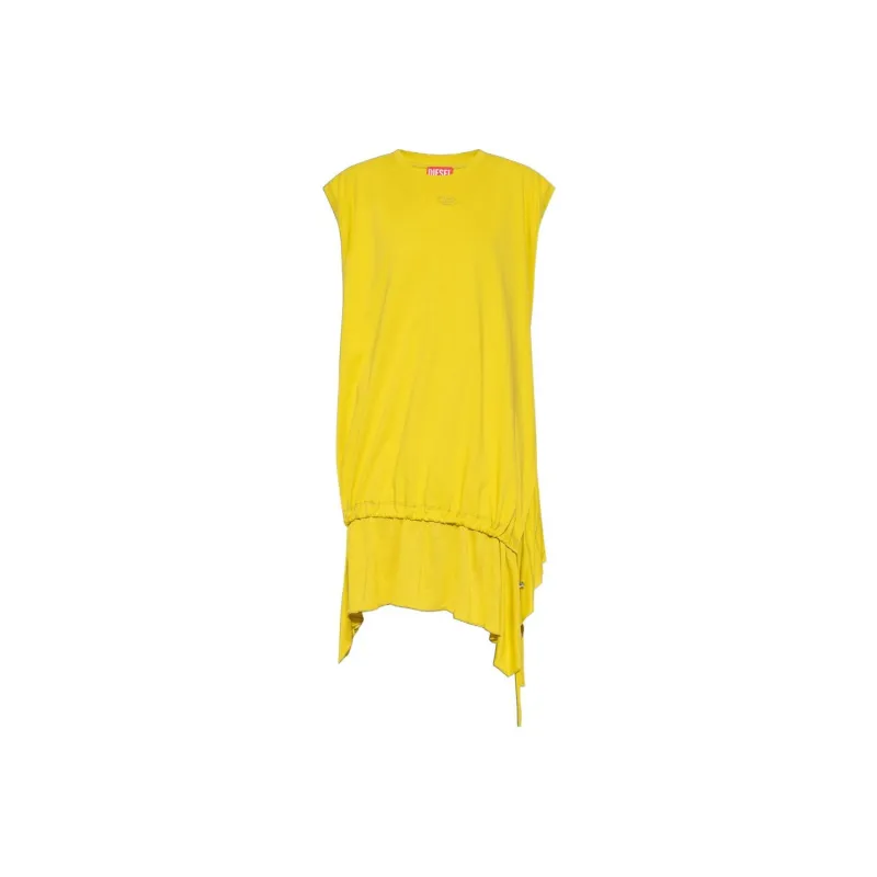 DIESEL Sleeveless Dress Women's Yellow-0