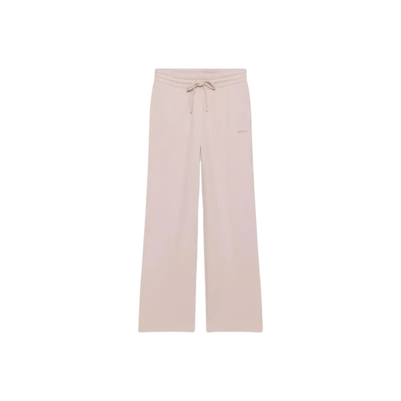 ARITZIA Sweatfleece Cozy Fleece Boyfriend Basi Wide Sweatpant Knitted Sports Pants Women's Bow Pink/Bowknot Pink-0
