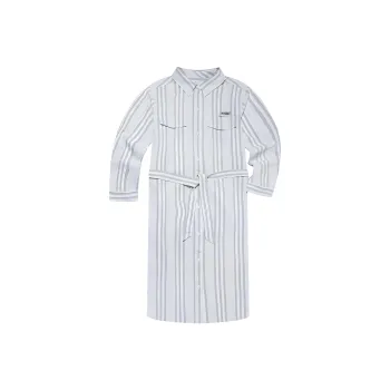 Columbia Long Sleeved Dress Women's Stripe Blue