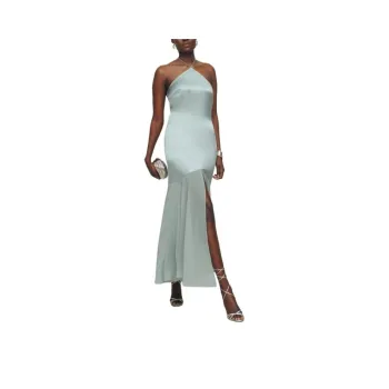 REFORMATION Tosca Silk Dress Slip Dresses Women's Blue Crystal