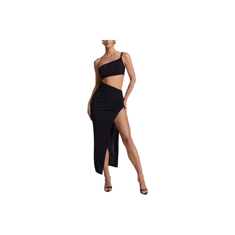 OH POLLY ISHTAR Slip Dresses Women's Black-0