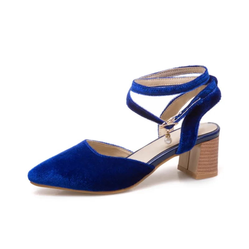 TADSW Chunky Heel High Heels Women's-9