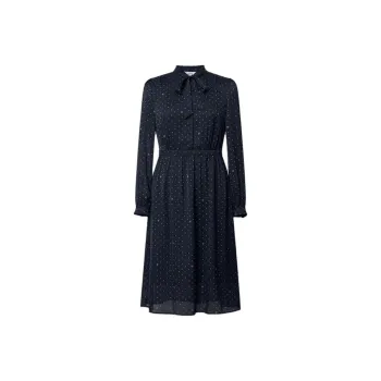 HAZZYS Long Sleeved Dresses Women's Dark Navy Blue