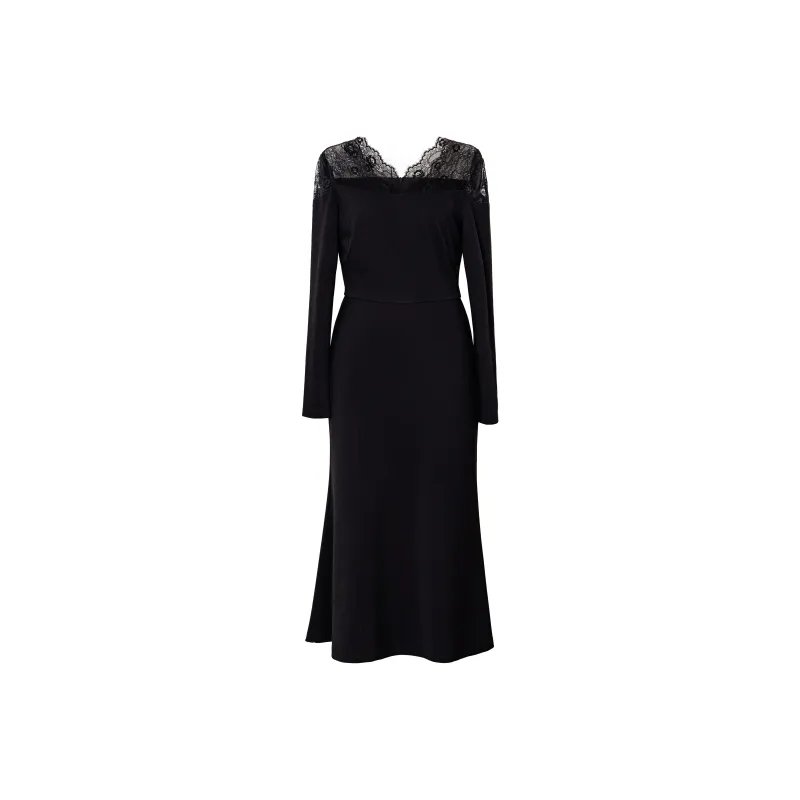 ROEYSHOUSE Long Sleeved Dresses Women's Black-0