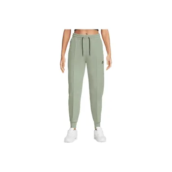 Nike FW24 AS W NSW TCH FLC MR JGGR Knitted Sports Pants Women's Green