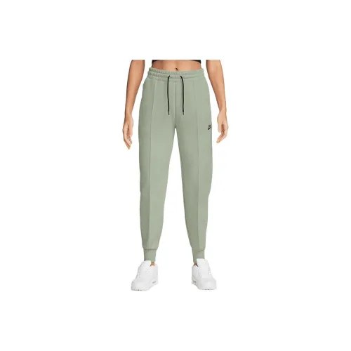 Nike FW24 AS W NSW TCH FLC MR JGGR Knitted Sports Pants Women's Green