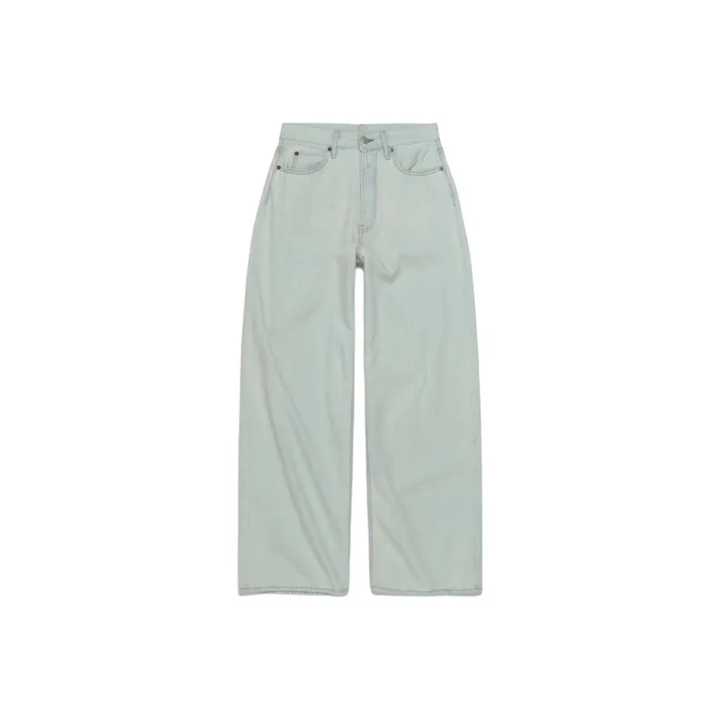 Acne Studios Mid Rise Straight Leg Jeans-0
