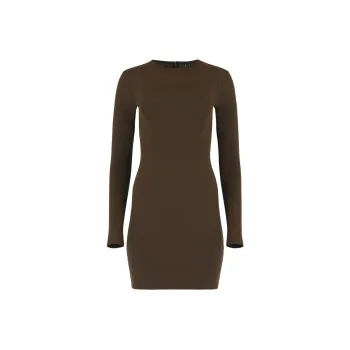 Entire Studios FW23 Long-Sleeved Dresses Women's Coffee