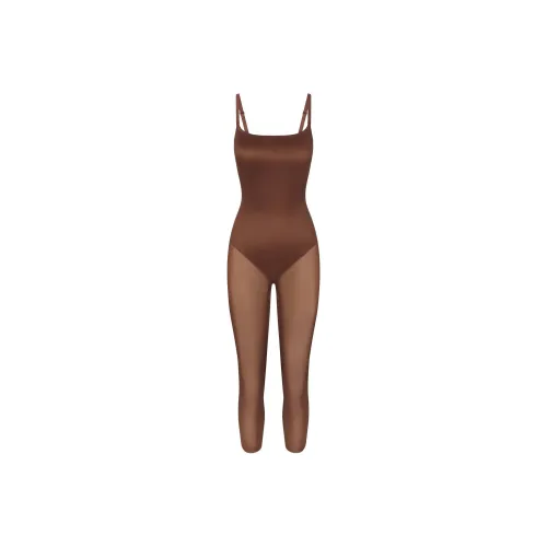 SKIMS SIMPLY BARE LOW BACK CATSUIT Jumpsuit Women's Jasper