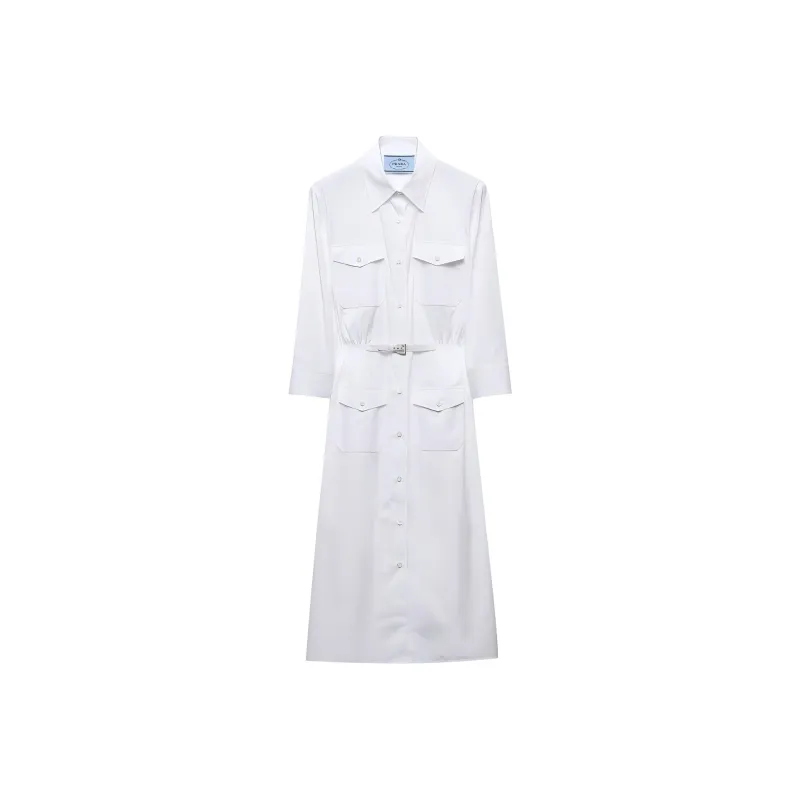 PRADA Poplin Shirt Dress-0