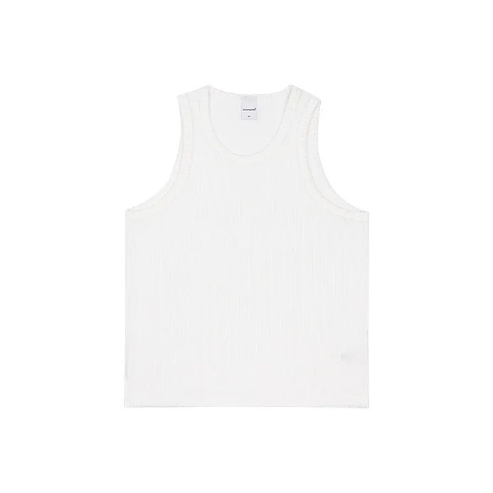 MYSAMESAME Tank Top Unisex White-5