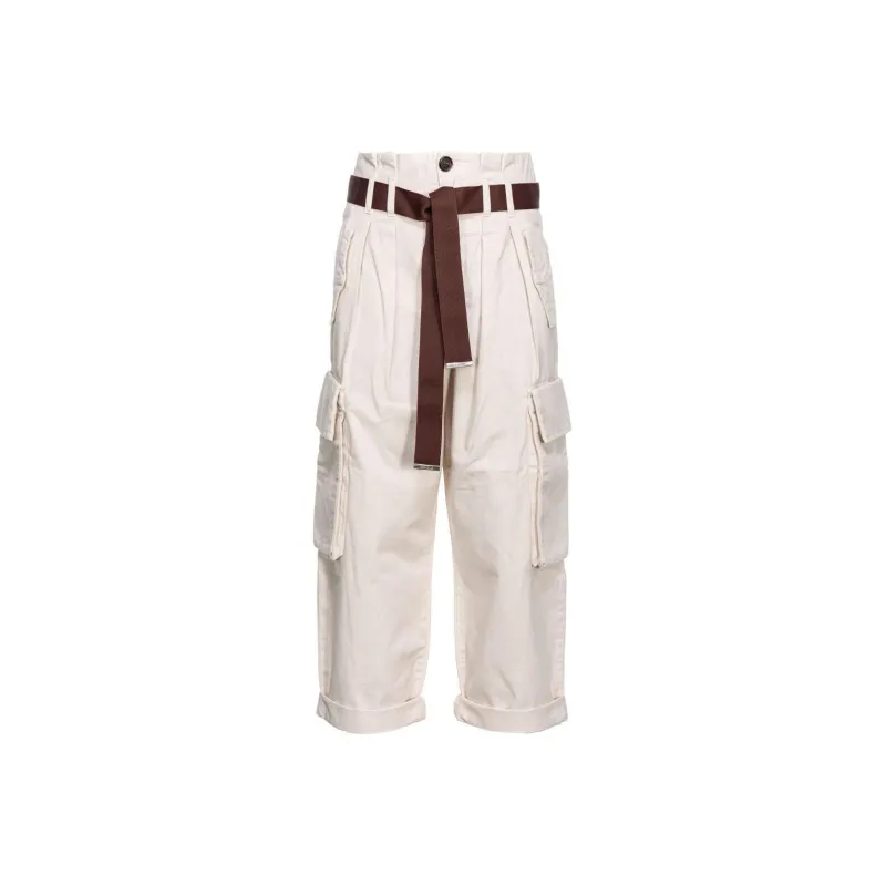 PINKO Belted Cargo Trousers-0