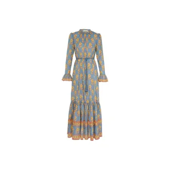 Zimmermann SS24 Long-Sleeved Dresses Women's Blue