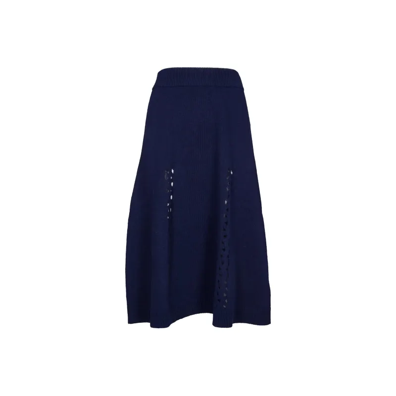 Paul Smith Ladder Pointelle Stitch Knitted Skirt-0