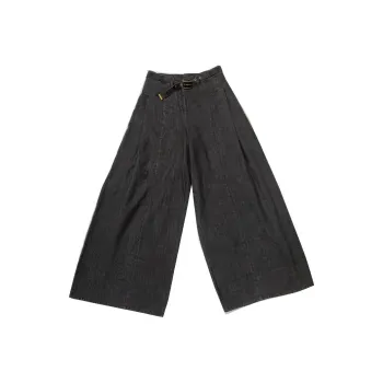 CHANEL 23 Spring Summer New Arrivals 23S Jeans Women's Black
