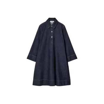 COS Long Sleeved Dresses Women's Dark Blue