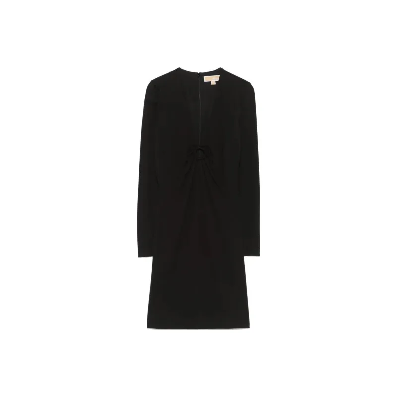 MICHAEL KORS SS25 Long Sleeved Dress Women's Black-0