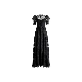 ALICE+OLIVIA SS24 Short-Sleeved Dresses Women's Black