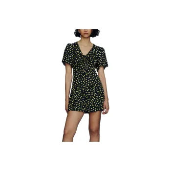 Reformation Short-Sleeved Dresses Women's Lila Color