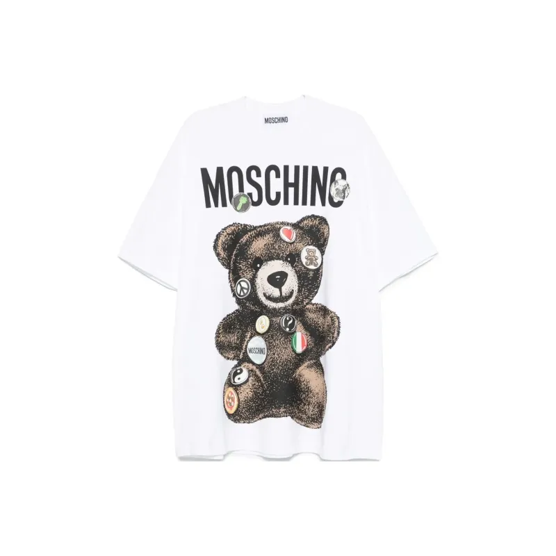 MOSCHINO Teddy Bear print T shirt Dress-0